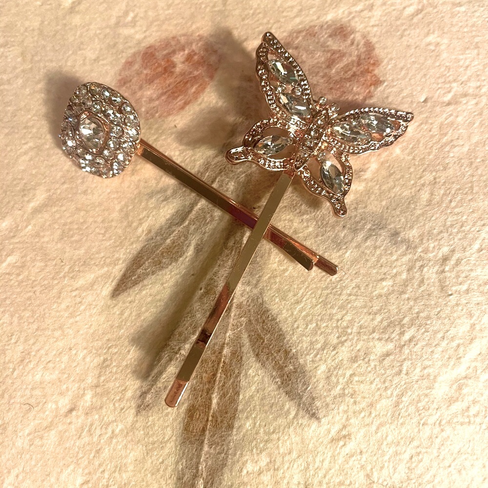 SOLD- MMishca - Rose Butterfly & Square